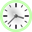 download Clock clipart image with 270 hue color