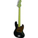 download Fender Jazz Bass clipart image with 45 hue color