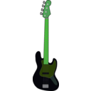 download Fender Jazz Bass clipart image with 90 hue color