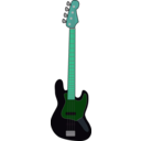 download Fender Jazz Bass clipart image with 135 hue color