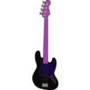 download Fender Jazz Bass clipart image with 270 hue color