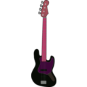 download Fender Jazz Bass clipart image with 315 hue color
