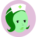 download Nurse clipart image with 90 hue color