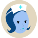 download Nurse clipart image with 180 hue color