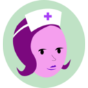 download Nurse clipart image with 270 hue color