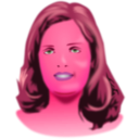 download Girlface clipart image with 315 hue color