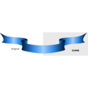download Ribbon clipart image with 90 hue color