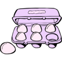 download Carton Of Eggs clipart image with 270 hue color