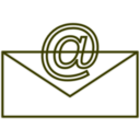 download Email Rectangle 4 clipart image with 225 hue color