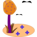 download Spring clipart image with 270 hue color