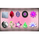 download Spiritual Positivity Symbols clipart image with 270 hue color