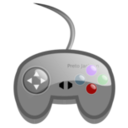 download Simple Game Pad clipart image with 270 hue color