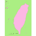 download Taiwan Map clipart image with 270 hue color