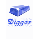 download Digger clipart image with 180 hue color