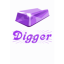 download Digger clipart image with 225 hue color