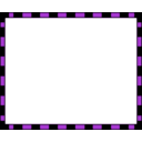 download Worldlabel Com Border Orange Black 4x3 3 clipart image with 270 hue color