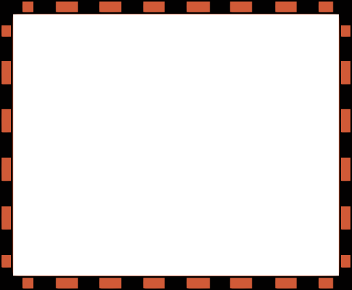 Worldlabel Com Border Orange Black 4x3 3