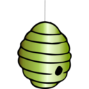 download Beehive clipart image with 45 hue color