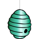 download Beehive clipart image with 135 hue color