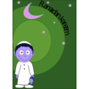 download Ramadan Kareem clipart image with 225 hue color