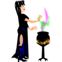 Witch With Cauldron