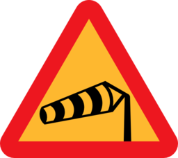 Windsock Pointing Left Sign