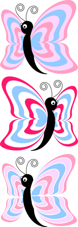 Cartoon Butterfly Cm8