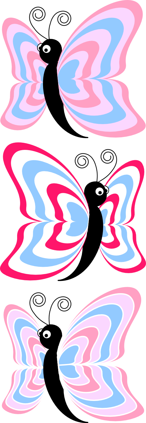 Cartoon Butterfly Cm8