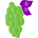 download Grapes Icon clipart image with 135 hue color