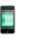 download Javascript Phone Tictactoe Game clipart image with 315 hue color