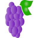 download Grapes Icon clipart image with 315 hue color