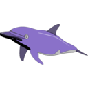 download Dolphin clipart image with 45 hue color