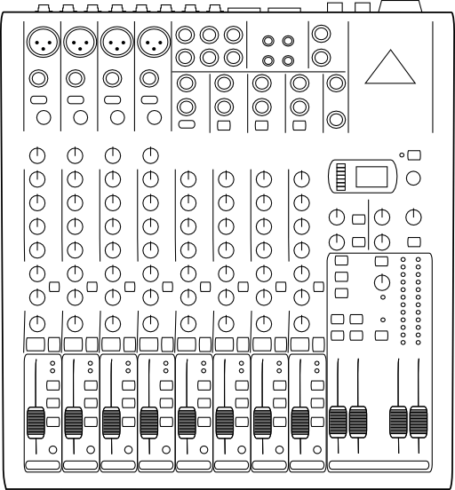 12 Channel Audio Mixer