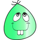download Face Icon clipart image with 90 hue color
