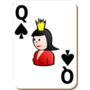 White Deck Queen Of Spades