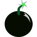 download Bomb clipart image with 90 hue color