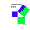 download Pythagorean Theorem clipart image with 135 hue color