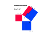 download Pythagorean Theorem clipart image with 225 hue color