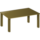 download Wooden Table clipart image with 0 hue color