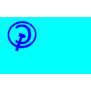 download Copyleft State clipart image with 180 hue color