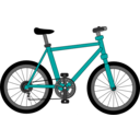 download Bicycle clipart image with 180 hue color