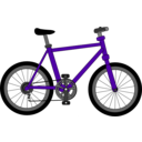 download Bicycle clipart image with 270 hue color