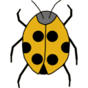 download Ladybug clipart image with 45 hue color