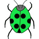 download Ladybug clipart image with 135 hue color