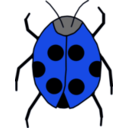 download Ladybug clipart image with 225 hue color