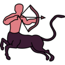 download Sagittarius Centaur clipart image with 315 hue color