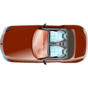 download Bmw Z4 Top View clipart image with 135 hue color