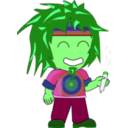 download Hippie clipart image with 90 hue color