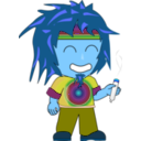 download Hippie clipart image with 180 hue color