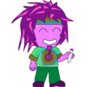 download Hippie clipart image with 270 hue color